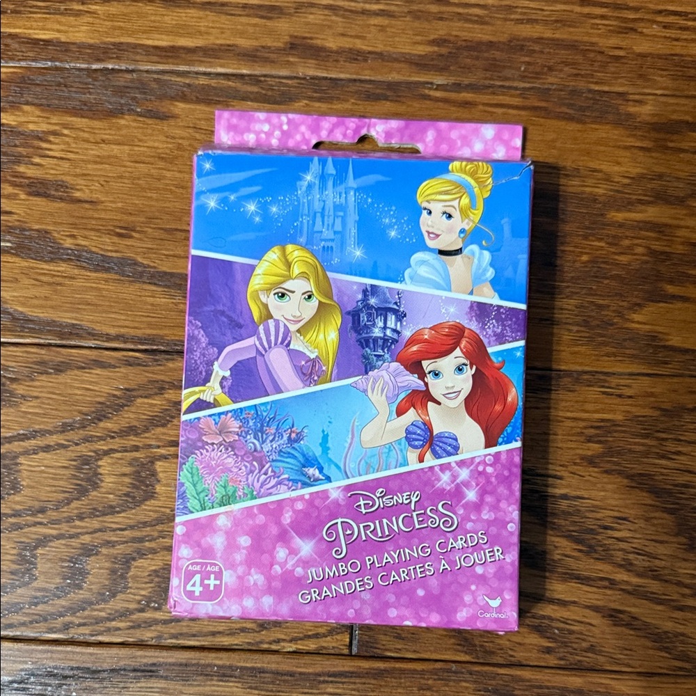 Disney Princess Jumbo Playing Cards - Pink and Blue